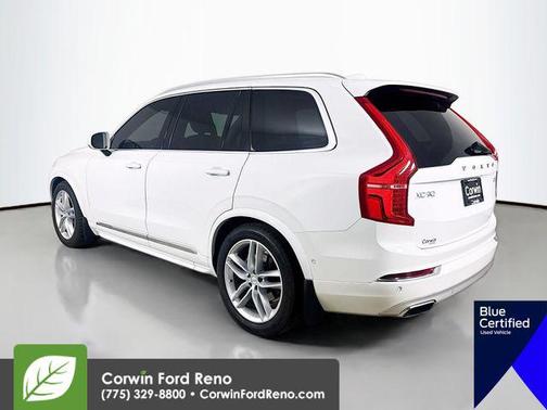 Ice White 2018 Volvo XC90 T6 Inscription