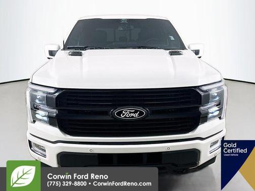 Star White Metallic Tri-Coat 2025 Ford F-150 Platinum