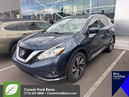 Arctic Blue Metallic 2016 Nissan Murano Platinum