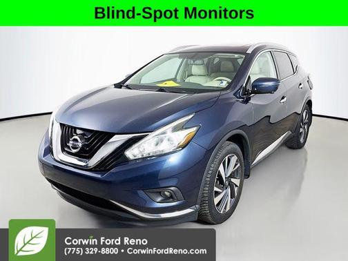 Arctic Blue Metallic 2016 Nissan Murano Platinum