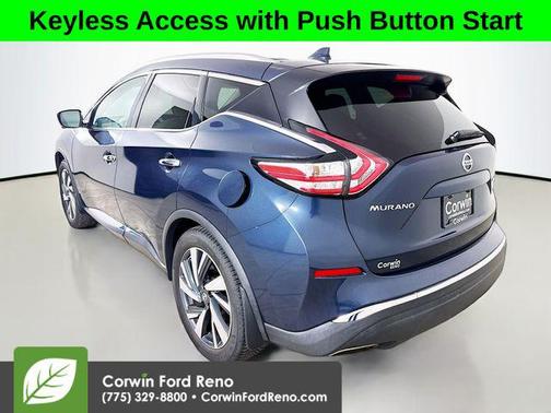 Arctic Blue Metallic 2016 Nissan Murano Platinum