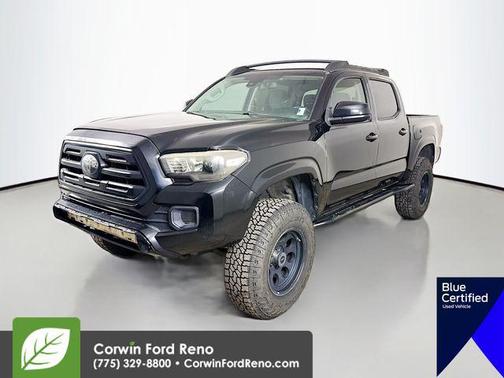 Midnight Black Metallic 2018 Toyota Tacoma SR