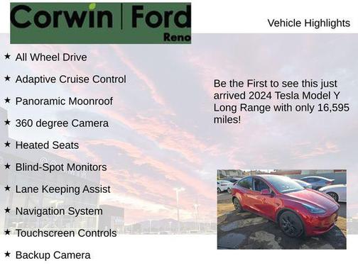 2024 Tesla Model Y Long Range Dual Motor All-Wheel Drive