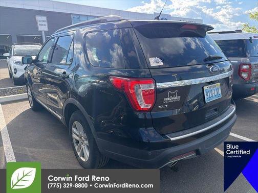 Shadow Black 2018 Ford Explorer XLT