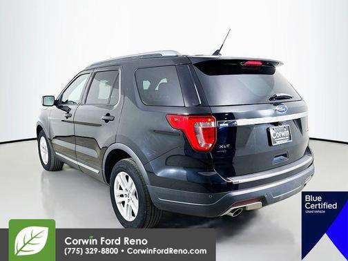 Shadow Black 2018 Ford Explorer XLT