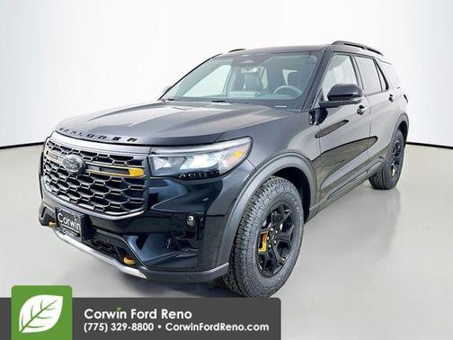 Agate Black Metallic 2026 Ford Explorer Tremor