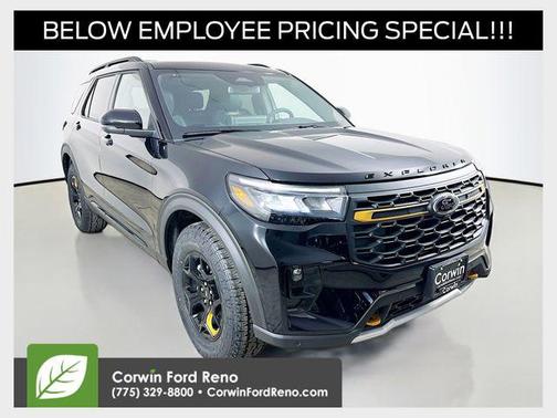Agate Black Metallic 2026 Ford Explorer Tremor