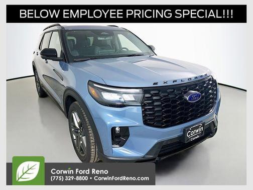 Vapor Blue Metallic 2026 Ford Explorer ST-Line