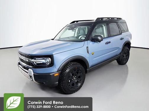 Azure Gray Metallic Tri-Coat 2026 Ford Bronco Sport Badlands