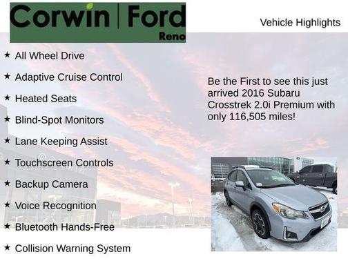 2016 Subaru Crosstrek 2.0i Premium