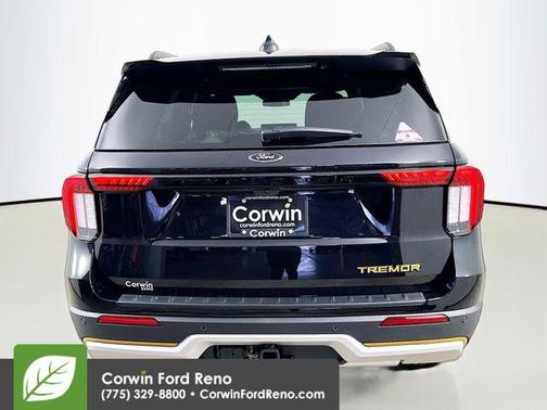 Agate Black Metallic 2026 Ford Explorer Tremor