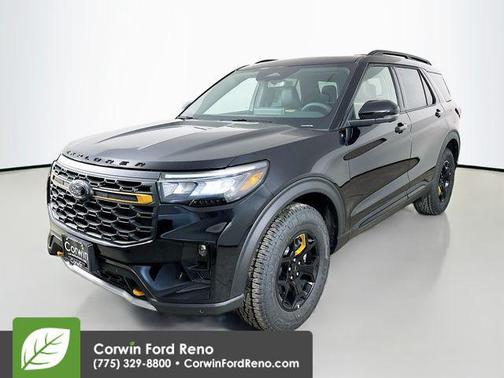 Agate Black Metallic 2026 Ford Explorer Tremor