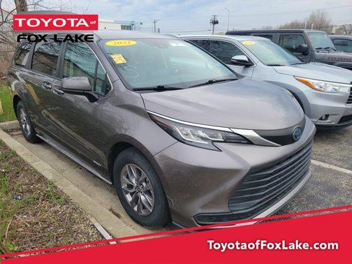 Predawn Gray Mica 2021 Toyota Sienna LE