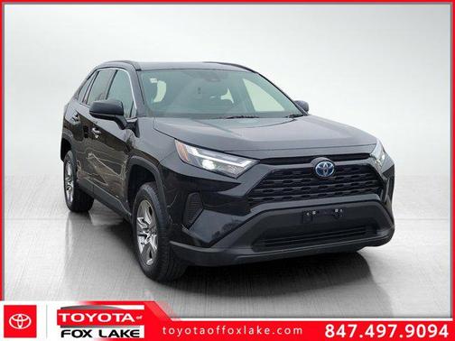 Midnight Black Metallic 2024 Toyota RAV4 Hybrid LE