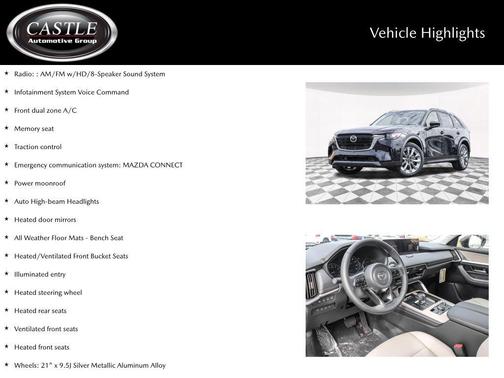 Jet Black Mica 2026 Mazda CX-90 3.3 Turbo Preferred