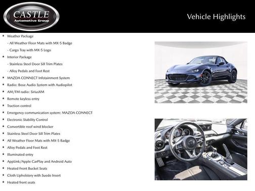 Deep Crystal Blue Mica 2026 Mazda MX-5 Miata