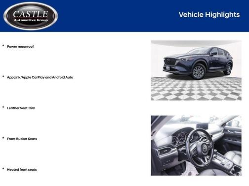 Deep Crystal Blue Mica 2022 Mazda CX-5 2.5 S Preferred Package