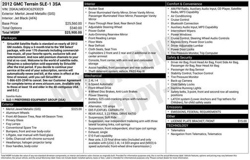 2012 GMC Terrain SLE-1