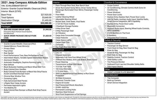 2021 Jeep Compass Altitude