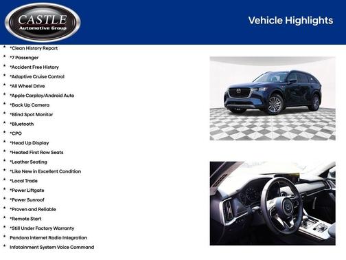 Deep Crystal Blue Mica 2025 Mazda CX-90 3.3 Turbo Preferred Package