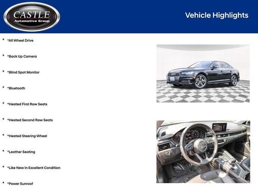 2018 Audi A4 2.0T Premium Plus