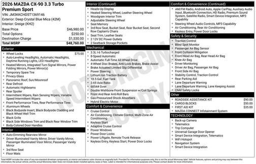 2026 Mazda CX-90 Premium