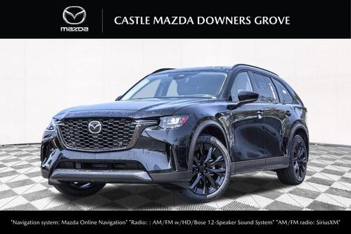 Jet Black Mica 2026 Mazda CX-90 PHEV Premium Sport