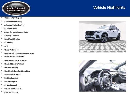 Rhodium White Premium 2025 Mazda CX-70 CX-70