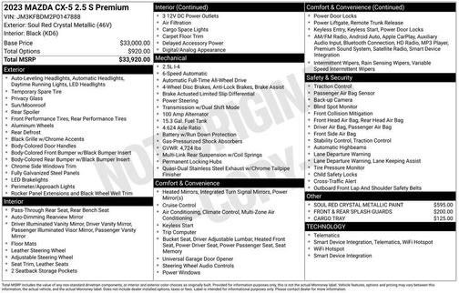 2023 Mazda CX-5 2.5 S Premium