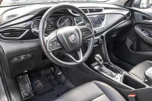 Satin Steel Metallic 2021 Buick Encore GX Essence