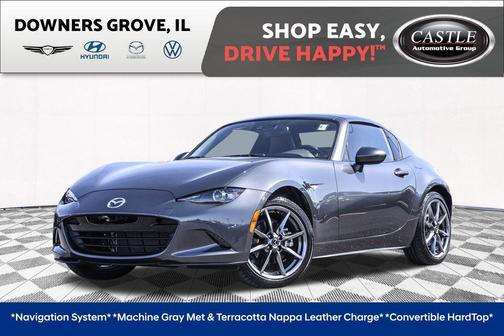 Machine Gray Metallic 2023 Mazda MX-5 Miata RF Grand Touring