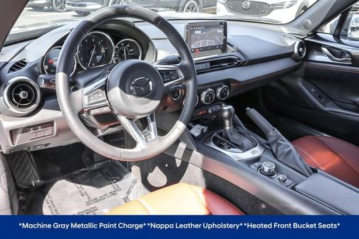 Machine Gray Metallic 2023 Mazda MX-5 Miata RF Grand Touring