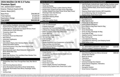 2026 Mazda CX-90 Premium