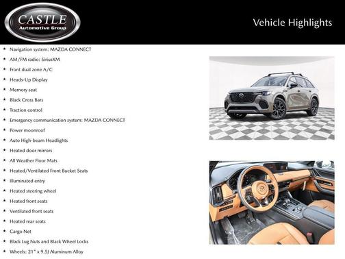 Zircon Sand Metallic 2026 Mazda CX-70 3.3 Turbo S Premium Plus Package