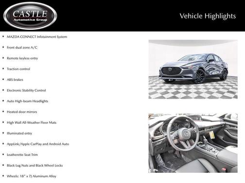 Machine Gray Metallic 2026 Mazda Mazda3 FWD w/Select Package