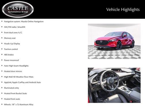 Soul Red Crystal Metallic 2026 Mazda Mazda3 FWD w/Premium Package
