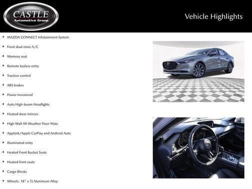 2026 Mazda Mazda3 FWD w/Preferred Package