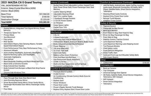 2021 Mazda CX-5 Grand Touring