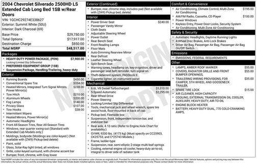 2004 Chevrolet Silverado 2500 LS H/D Extended Cab