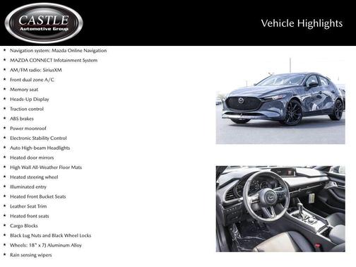 Polymetal Gray Metallic 2026 Mazda Mazda3 AWD w/Premium Package