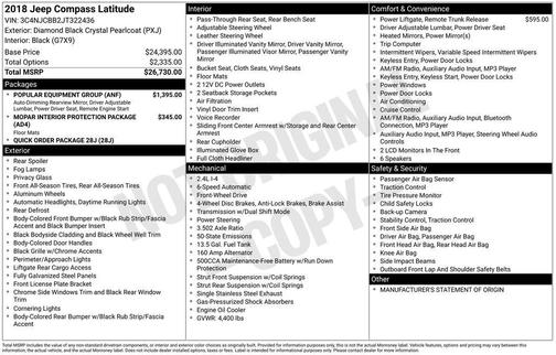 2018 Jeep Compass Latitude