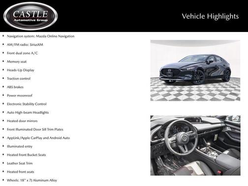 Jet Black Mica 2026 Mazda Mazda3 FWD w/Premium Package