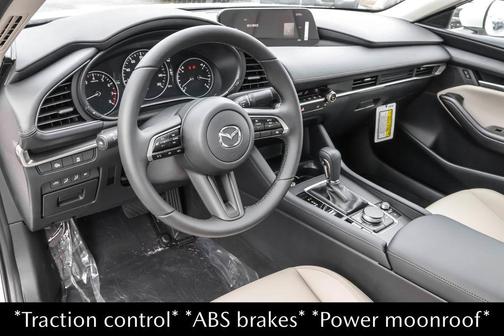 Snowflake White Pearl 2026 Mazda Mazda3 FWD w/Preferred Package