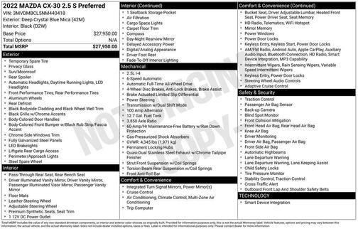 2022 Mazda CX-30 2.5 S Preferred Package