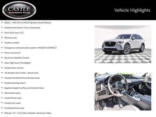 Platinum Quartz Metallic 2026 Mazda CX-90 PHEV Preferred