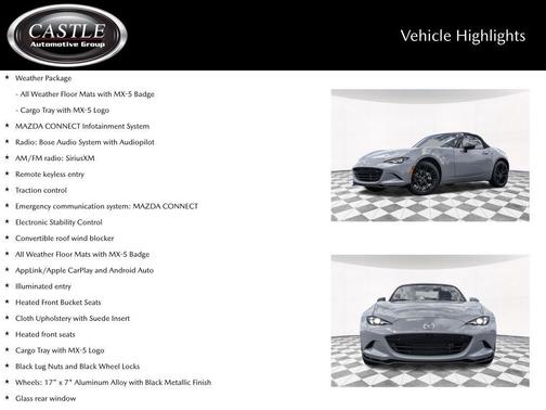Aero Gray Metallic 2026 Mazda MX-5 Miata Club