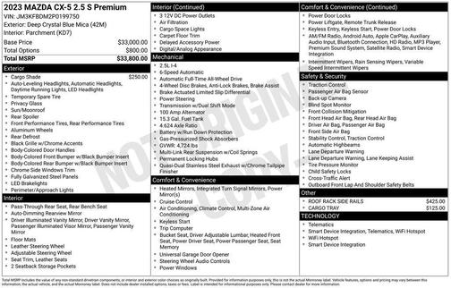 2023 Mazda CX-5 2.5 S Premium