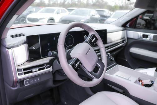 Red 2026 Hyundai SANTA FE HEV Limited