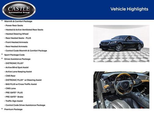 2016 Mercedes-Benz S-Class S 550 4MATIC