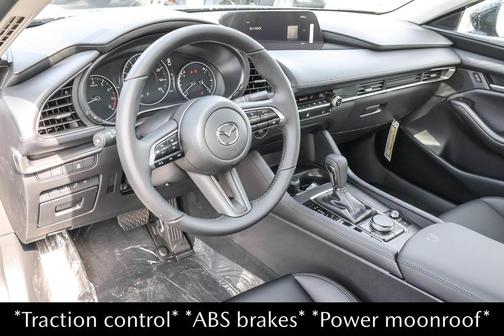 Jet Black Mica 2026 Mazda Mazda3 FWD w/Preferred Package